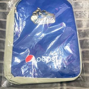 Quad cities river bandits/Pepsi backpack. New in plastic.